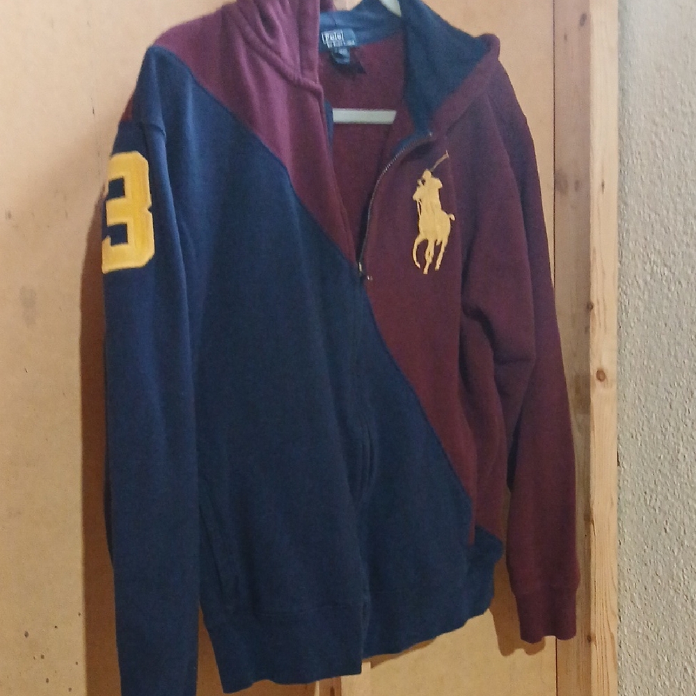 Polo Ralph Lauren Kids Jacket - Navy and Burgundy